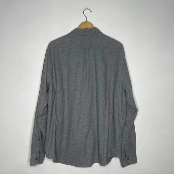 Eddie Bauer Gray Bristol Flannel Shirt Button Up Casual Size XXL NWT - Picture 4 of 5